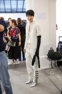 Backstage at Olivier Theyskens RTW Spring 2018
