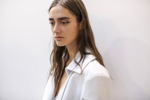 Backstage at Olivier Theyskens RTW Spring 2018