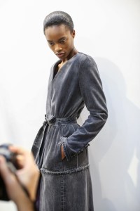 Backstage at Olivier Theyskens RTW Spring 2018