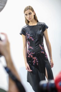 Backstage at Olivier Theyskens RTW Spring 2018