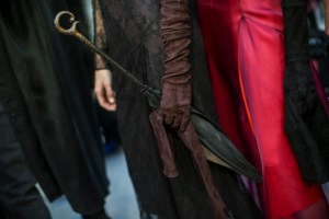 Backstage at Olivier Theyskens RTW Spring 2018
