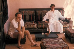 Pierre Bergé and Yves Saint Laurent in Dar Es Saada