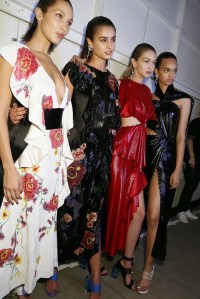 Backstage at Prabal Gurung RTW Spring 2018