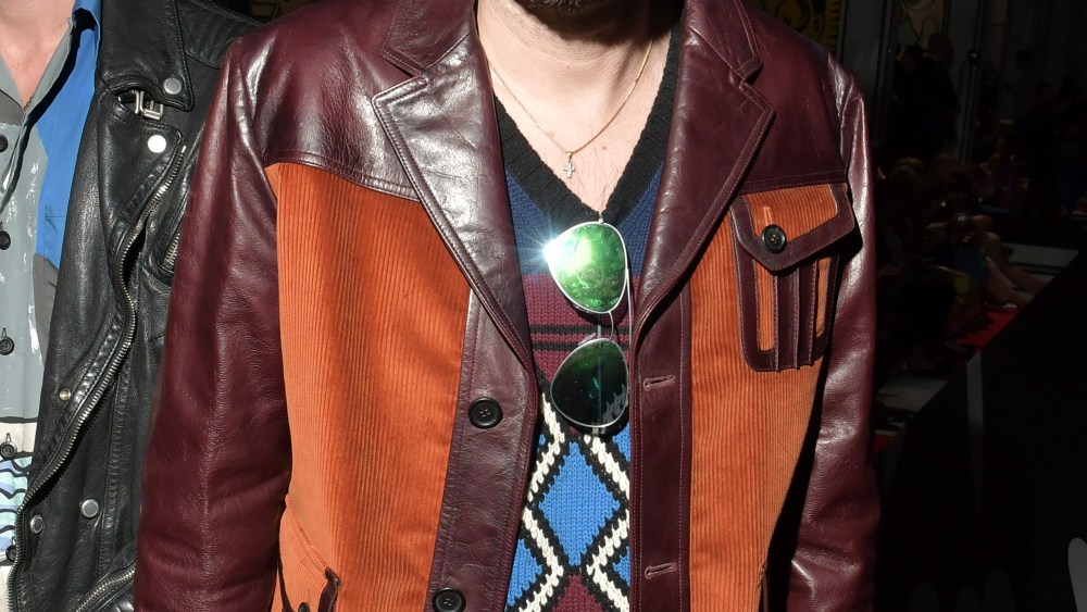 Francesco Vezzoli in the front rowPrada show, Front Row, Spring Summer 2018, Milan Fashion Week, Italy - 21 Sep 2017