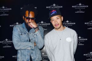 Maxwell Osborne, Dao-yi ChowMoet & Chandon by Public School launch celebration, Fulton Market, New York, USA - 10 Sep 2017