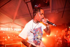 Travis ScottMoet & Chandon by Public School launch celebration, Fulton Market, New York, USA - 10 Sep 2017