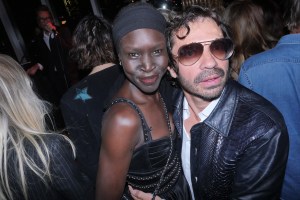 Olivier ZahmaAlek Wek and Olivier Zahm