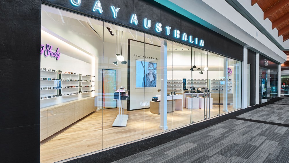 Quay Australia's first store in the Brea Mall.