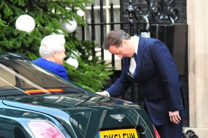 Queen Elizabeth II and Prime Minister David CameronQueen Elizabeth II attends a cabinet meeting at No 10 Downing Street, London, Britain - 18 Dec 2012The Queen observed the government cabinet meeting and received a gift to mark the Diamond Jubilee, becoming the first monarch to attend the briefing since Queen Victoria.