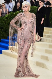 Kylie JennerThe Costume Institute Benefit celebrating the opening of Rei Kawakubo/Comme des Garcons: Art of the In-Between, Arrivals, The Metropolitan Museum of Art, New York, USA - 01 May 2017WEARING ATELIER VERSACE