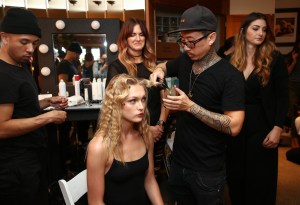 Model backstageThe Rachel Zoe Collection, Backstage, Los Angeles, USA - 05 Sep 2017