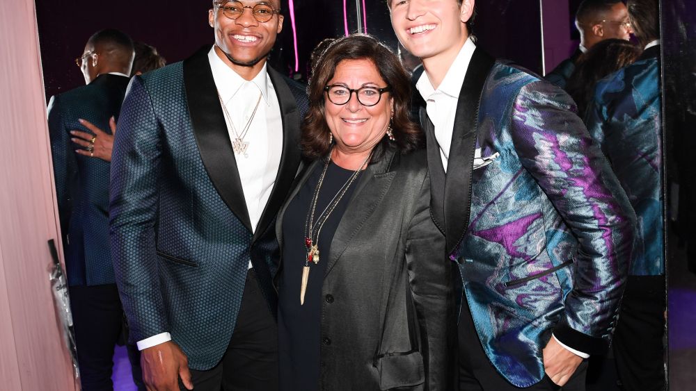 Russell Westbrook, Fern Mallis, Ansel ElgortTom Ford show, After Party, Spring Summer 2018, New York Fashion Week, USA - 06 Sep 2017