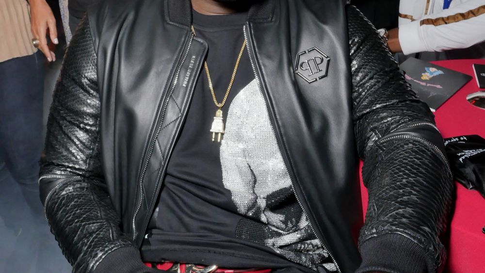 50 Cent in the front rowPhillip Plein show, Front Row, Spring Summer 2018, New York Fashion Week, USA - 09 Sep 2017
