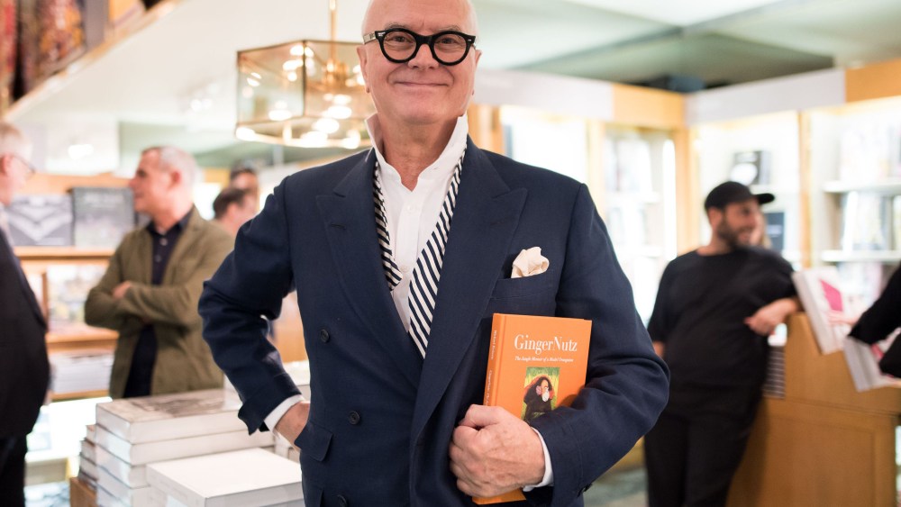 Manolo BlahnikGrace Coddington and Michael Roberts 'GingerNutz' book signing, The Met Store, New York, USA - 08 Sep 2017