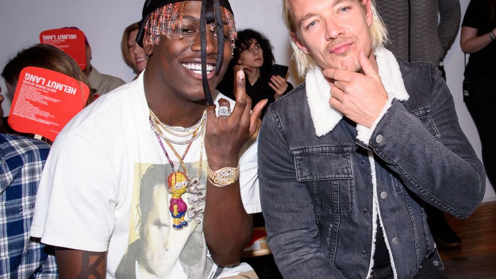 Lil Yachty, DiploHelmut Lang seen by Shayne Oliver show, Front Row, Spring Summer 2018, New York Fashion Week, USA - 11 Sep 2017