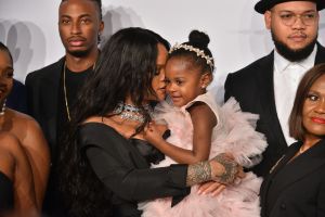 Rihanna and niece MajestyRihanna's 3rd Annual Clara Lionel Foundation Diamond Ball, Arrivals, Cipriani Wall Street, New York, USA - 14 Sep 2017