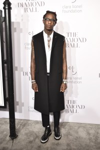 Young ThugRihanna's 3rd Annual Clara Lionel Foundation Diamond Ball, Arrivals, Cipriani Wall Street, New York, USA - 14 Sep 2017WEARING DIOR HOMME