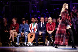 Lara Stone, Neymar., Lewis Hamilton, Daniel Grieder, Yolanda H. Foster, Gigi HadidTommy Hilfiger show, Spring Summer 2018, London Fashion Week, UK - 19 Sep 2017