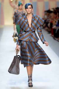 Kaia Gerber on the catwalkFendi show, Runway, Spring Summer 2018, Milan Fashion Week, Italy - 21 Sep 2017