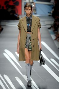 Kaia Gerber on the catwalkPrada show, Runway, Spring Summer 2018, Milan Fashion Week, Italy - 21 Sep 2017