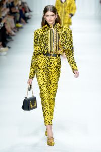 Kaia Gerber on the catwalkVersace show, Runway, Spring Summer 2018, Milan Fashion Week, Italy - 22 Sep 2017