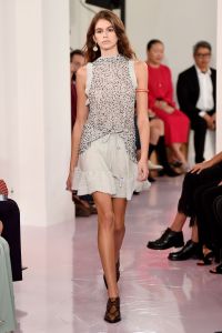 Kaia Gerber on the catwalkChloe show, Runway, Spring Summer 2018, Paris Fashion Week, France - 28 Sep 2017