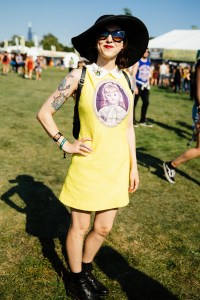 Street style at Riot Fest 2017.
