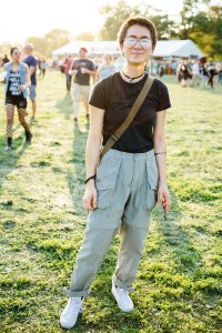 Street style at Riot Fest 2017.