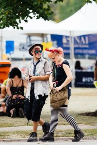 Street style at Riot Fest 2017.