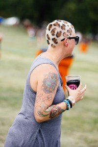 Street style at Riot Fest 2017.