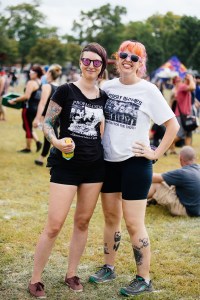 Street style at Riot Fest 2017.