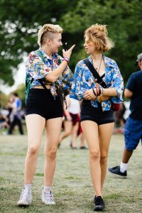 Street style at Riot Fest 2017.
