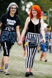 Street style at Riot Fest 2017.