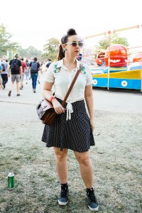 Street style at Riot Fest 2017.