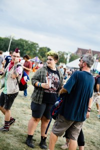 Street style at Riot Fest 2017.