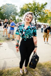 Street style at Riot Fest 2017.