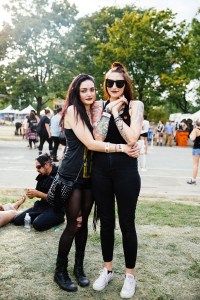 Street style at Riot Fest 2017.
