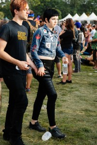 Street style at Riot Fest 2017.