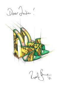 Malone Souliers' India inspired mule for Level Shoes.