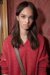 Model backstageBrandon Maxwell show, Backstage, Spring Summer 2018, New York Fashion Week, USA - 08 Sep 2017