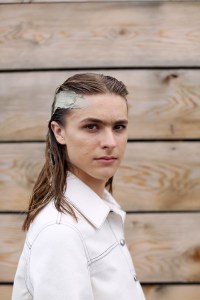ModelEckhaus Latta show, Backstage, Spring Summer 2018, New York Fashion Week, USA - 09 Sep 2017