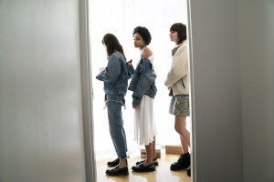 Backstage at Sandy Liang RTW Spring 2018