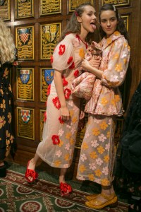Backstage at Simone Rocha RTW Spring 2018