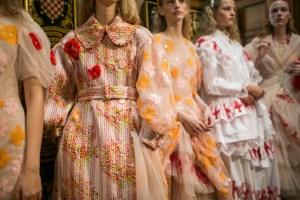 Backstage at Simone Rocha RTW Spring 2018