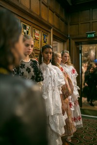 Backstage at Simone Rocha RTW Spring 2018