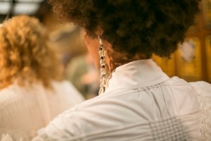 Backstage at Simone Rocha RTW Spring 2018