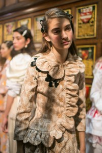 Backstage at Simone Rocha RTW Spring 2018