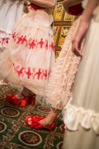 Backstage at Simone Rocha RTW Spring 2018