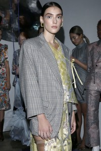 ModelSnow Xue Gao presentation, Spring Summer 2018, New York Fashion Week, USA - 08 Sep 2017