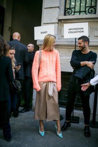 Street style at Milan Fashion Week Women's Spring 2018